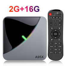 A95x Smart Tv Box F3 Air 4K 2,4G/5G Dual Wifi Rgb Licht Amlogic S905x3 4G