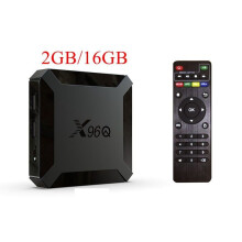 TV-Empfänger X96q Android 10.0 Smart Tv Box 4K Allwinner H313 Quad Core 1G 8G 2G 16G 2,4G "W