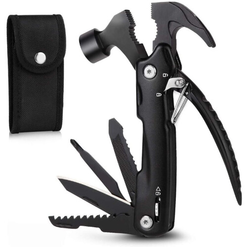 Multifunktionshammer, 12 in 1 Multitool Hammer, Klapp-Multitool