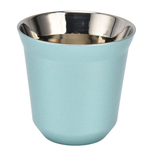 Gobelet en acier inoxydable à double paroi de 160 ml vert 1