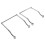 Supporto in acciaio per borse da sella, resistente, 12mm/0,5in 13