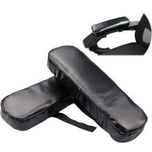 Gaming Chair Arm Rest Covers Set of 2, PU Leather Office Chair Armrest Pads with Anti-Slip Cushioning for Elbows and Arms