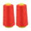 2 pezzi di filo per overlock, rosso, poliestere, 4,711,26 cm 14