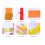 10 rollos ElasticWrap autoadhesivo 0,98x78,74 pulgadas rojo 8
