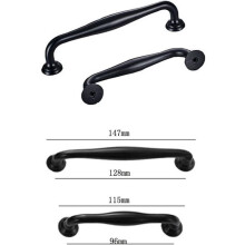 10 kpl Black Stick Keittiökaappi Ovenkahvat Laatikot Makuuhuone