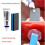Attrezzo per rimuovere graffi con spugna 3 x 1,5 x 7 cm 6