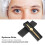Règle-compas dorée pour sourcils, acier inoxydable 6