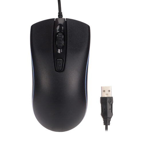 Mouse da gioco D1 RGB retroilluminato 800-1200-1600 DPI 1