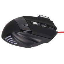Ratón para juegos G5 RGB, 1000-1600-2400 DPI, con cable