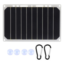 10W Portable Outdoor Solar Power Panel Charger