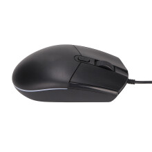 LG100 Ratón Gaming RGB 1600 DPI - compacto, con cable, carcasa de ABS