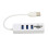 Hub USB 2.0 con slot per schede di memoria, bianco 4
