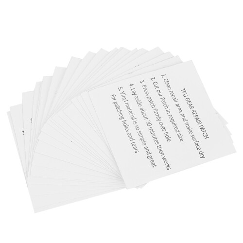20PCS Self Adhesive TPU Sticker Waterproof