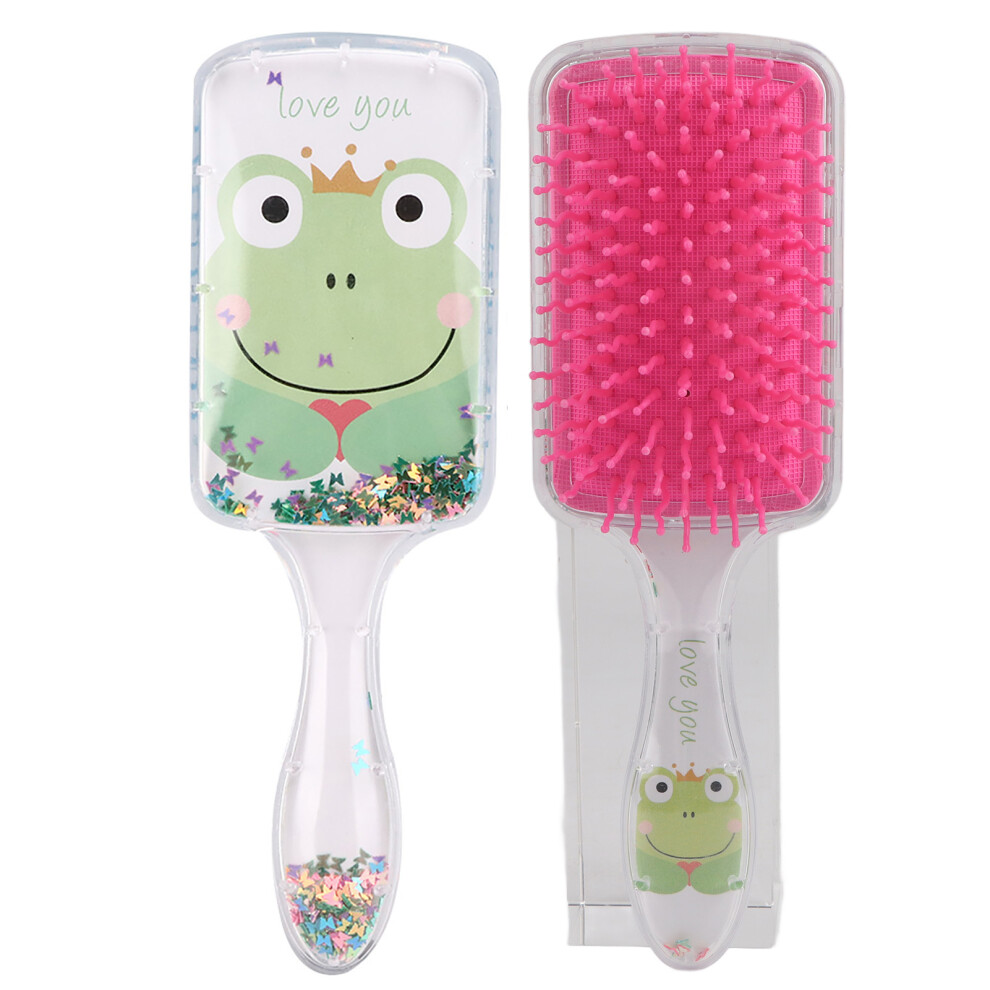 Children Cartoon Sequins Gasbag Hairdressing Comb