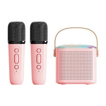 Lasten karaokelaite, Bluetooth-kaiutin ja 2 langatonta mikrofonia, pojille ja tytöille