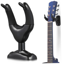 Guitar Hanger Rack Wall Mount with Pp Silicone Safe Edges Easy Installation Compact Decorative Design for All Guitar Types