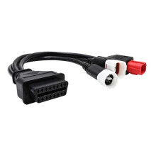2 kpl. Plug and Play -moottoripyöräskannerin sovitinkaapeli, 3-nastainen 4-nastainen Yamaha