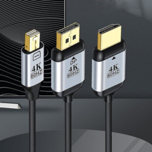 Thunderbolt 3 USB-C–DP Type-C -kaapeli Displayportilla 4k 60 Hz Koko: 2 Hs