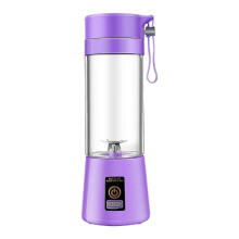 Mehulinko 400ml Kannettava USB Sähköinen Hedelmämehupuristin Cocktailien valmistus mikseri pu