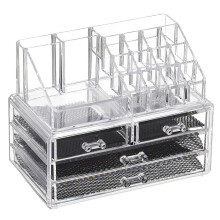 Meikkisäilytys Makeup Organizer Kosmeettinen säilytyslaatikko Akryyli