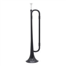 Youth Trumpet Bb ABS Plastic Bugle Call for Beginners - Black Student Horn for Young Pioneers Brass Instrument