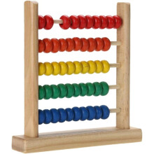 Abacus Klassinen puinen lelu Laskentahelmiä Math Opetuslelu