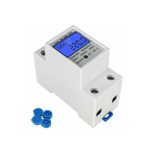 Sähkömittari Digitaalinen energiamittari DIN 80 A 220 V DIN LCD väli/sähkömittari