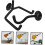 Versatile Guitar Wall Mount 2 Pack Iron Horizontal Rack for Guitars, Ukuleles, Violins, and Basses Display 4