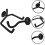 Versatile Guitar Wall Mount 2 Pack Iron Horizontal Rack for Guitars, Ukuleles, Violins, and Basses Display 3
