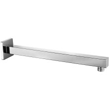 G1/2 ruostumaton teräs kromi suihkuvarsi seinäasennus suihkukahva 35 cm neliö s