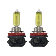2 kpl Keltainen 2000LM 100W H11 H8 H9 12V-24V DC halogeeni kaukovaloajovalo