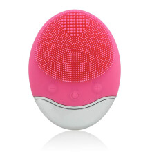 Sonic Facial Cleansing Brush, Pehmeä vedenpitävä silikoninen kasvojenpuhdistusaine bambusta