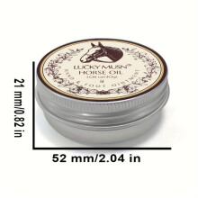 LUCKY MUSN Horse Oil Foot Ointment 30g – Kosteuttava voide hyaluronihapolla ja vitamiinilla