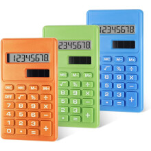 Minidigitaalinen pöytälaskin 8-numeroisella LCD-näytöllä, vakiotoiminto, sähköinen.