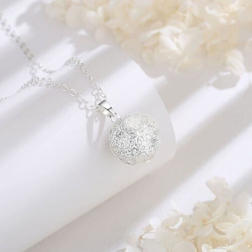 Fusselpicker Pregnancy Bola -kaulakoru, Daisy Flowers hopea