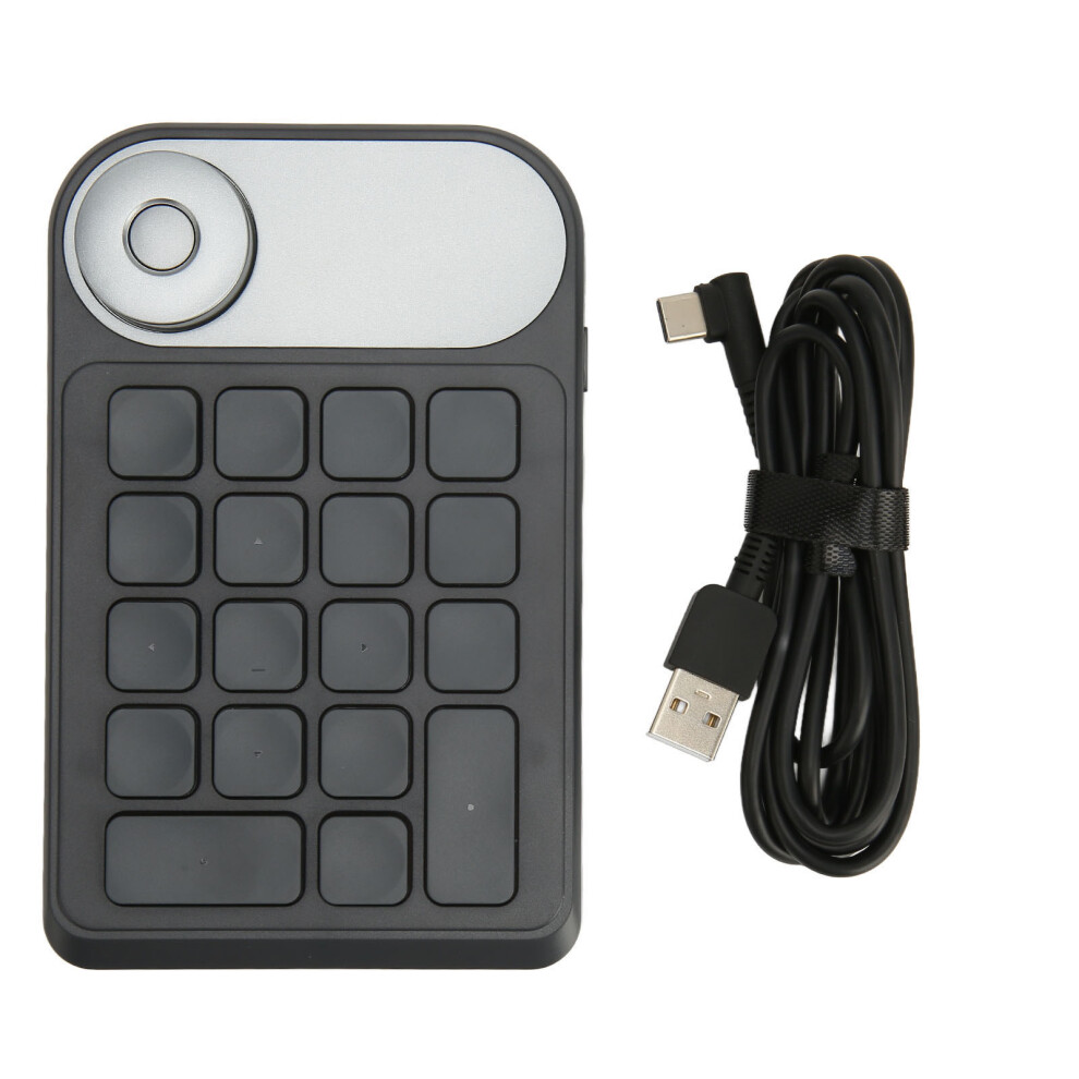 Keydial Keyboard 18 Customizable Keys Ergonomic 9387669107945