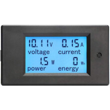 Ampeerimittari Volttimittari Ampeerimittari Volttimittari Digitaalinen 12V DC 6,5-100V 20A, Jännitevirta Teho