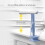 Students Writing Sitting Posture Corrector for Kids - Anti-Myopia Tool in Blue, Vision Correcting Ergonomic Design 5
