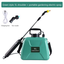 Ruisku Sähköinen Ruisku USB Ladattava Mist, 5L Vihreä
