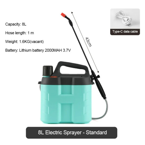Ruisku Ruisku puutarha Automaattinen sumutus USB, 8L B-Standard