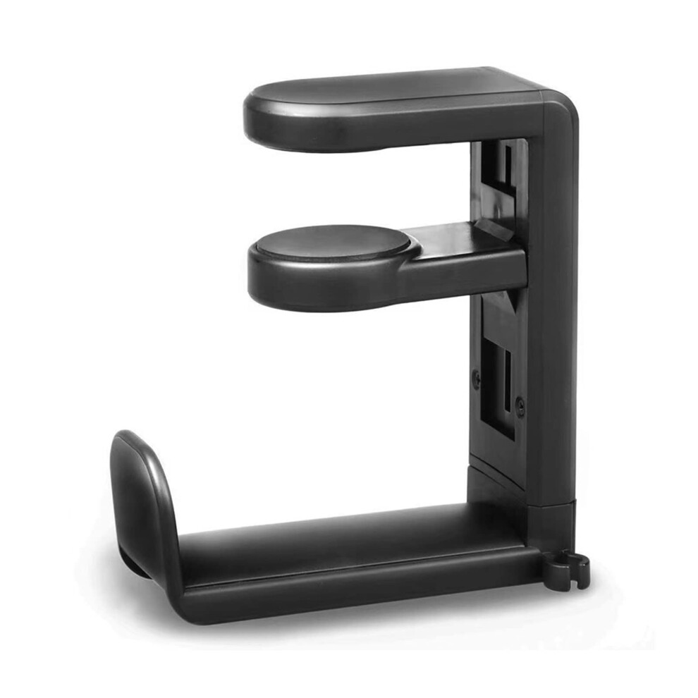 Headphone Hanger For Pc Gaming, Adjustable Under Desk Headset Mount With Rotating Arm And Cable Clip Organizer 6493810718618