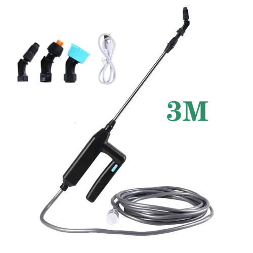 Ruisku puutarhakasteluruiskupistooli USB, 3m vesiputki