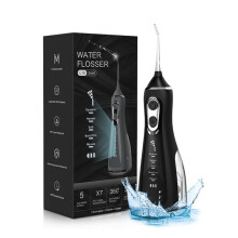UUSI Oral Irrigator Tooth Scaler 5-nopeuksinen, musta