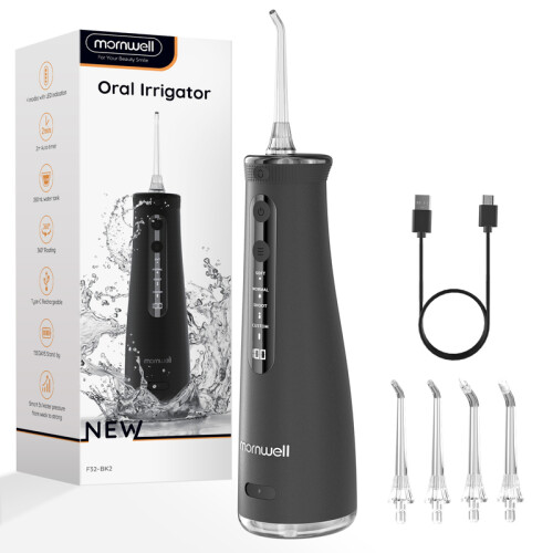 Langaton Water Dental Flosser 4 Jet, musta