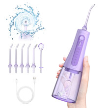 SEjOY Dental Oral lrrigator USB Ladattava Hampaat, Purppura