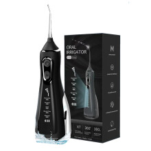 Oral Irrigator Pick Water Flosser, musta