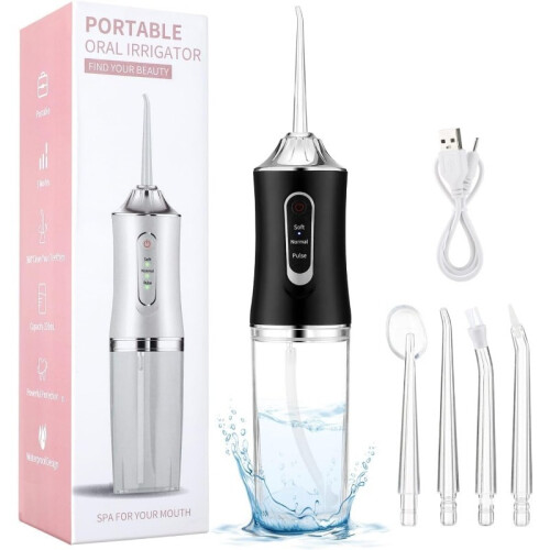 Oral Irrigator Kannettava USB Ladattava Hammashoito, vihreä 2