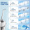 Water Flosser hammastikut, johdoton kannettava, musta 4