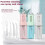 Flossers Oral Irrigator USB ladattava, vihreä 4 päätä 3