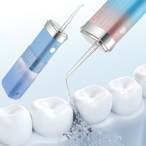 Kannettava Oral Irrigator Water Flosser, vaaleanpunainen 2